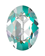 Swarovski 4120 Oval Fancy Stone 18x13mm Crystal Laguna DeLite (LacquerPro) 